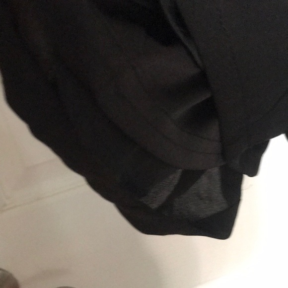 NWT One Shoulder Black Romper - Picture 3 of 3